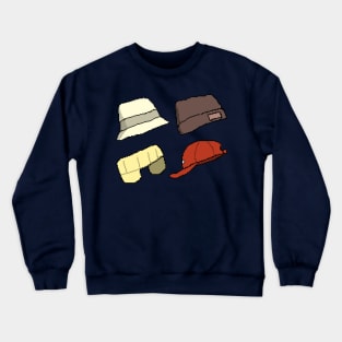 fooly cooly hats Crewneck Sweatshirt